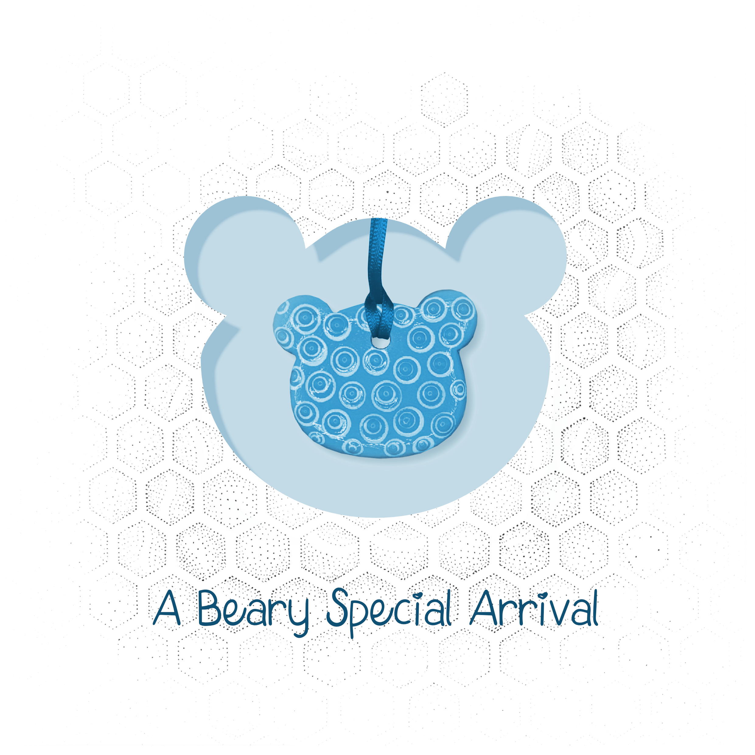 A Beary Special Arrival | Personalised Baby Keepsake Card