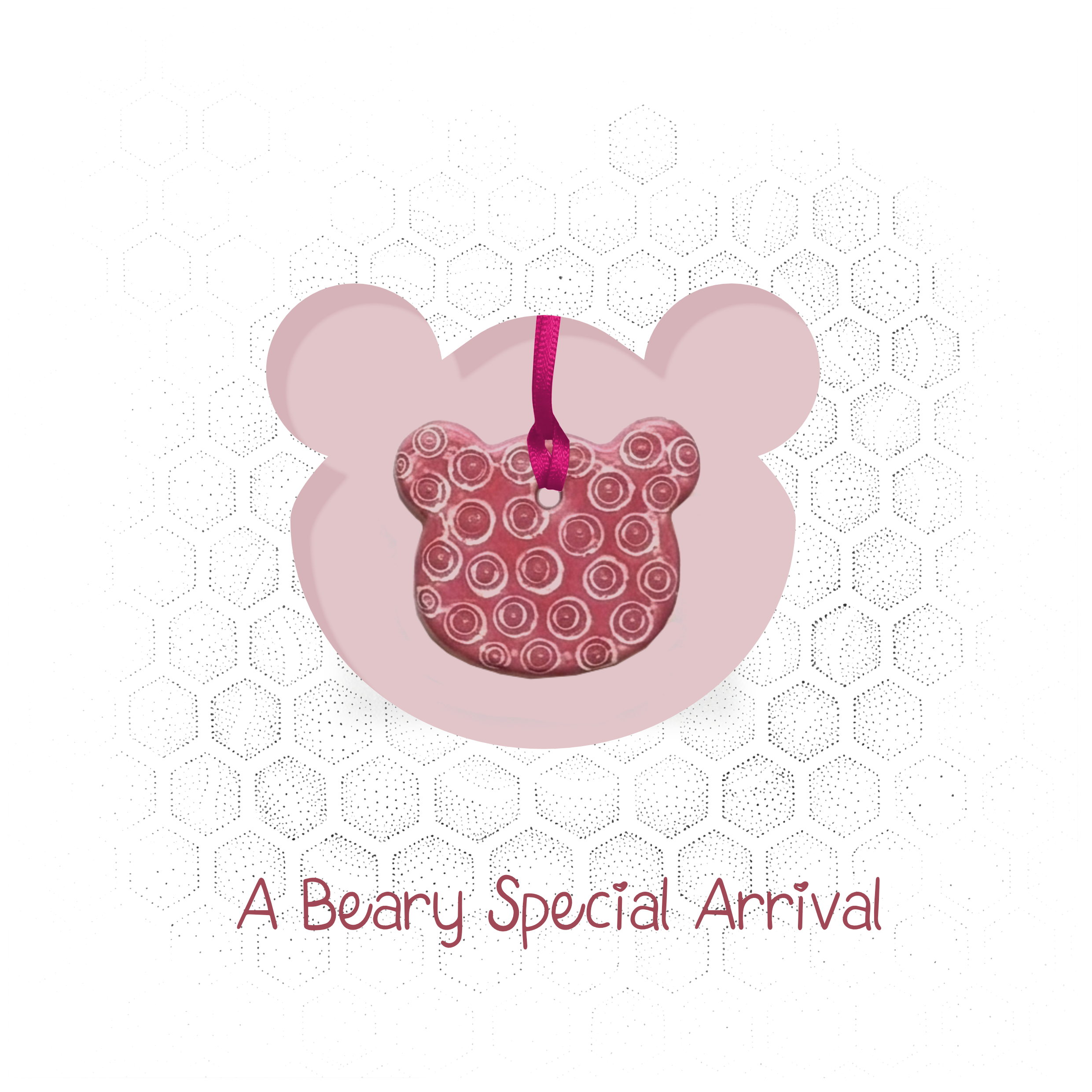 A Beary Special Arrival | Personalised Baby Keepsake Card