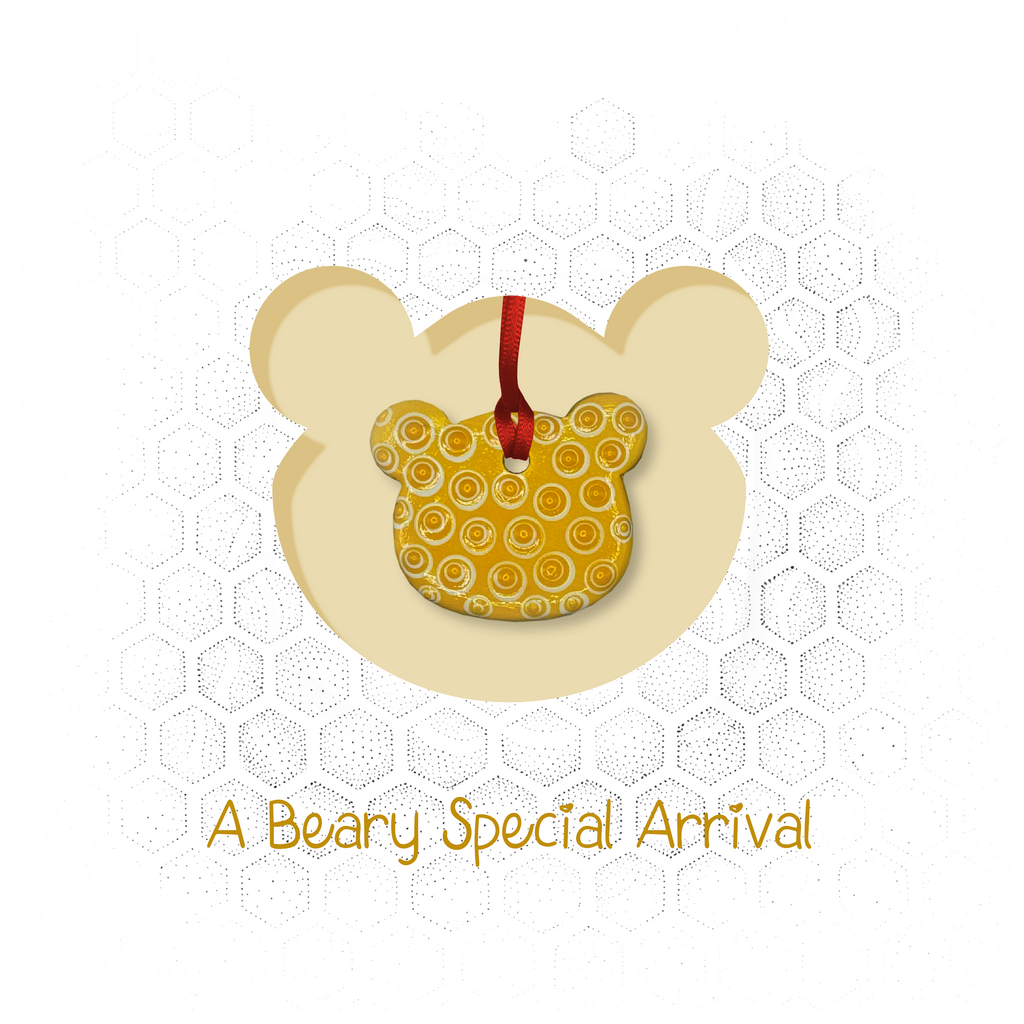 A Beary Special Arrival | Personalised Baby Keepsake Card
