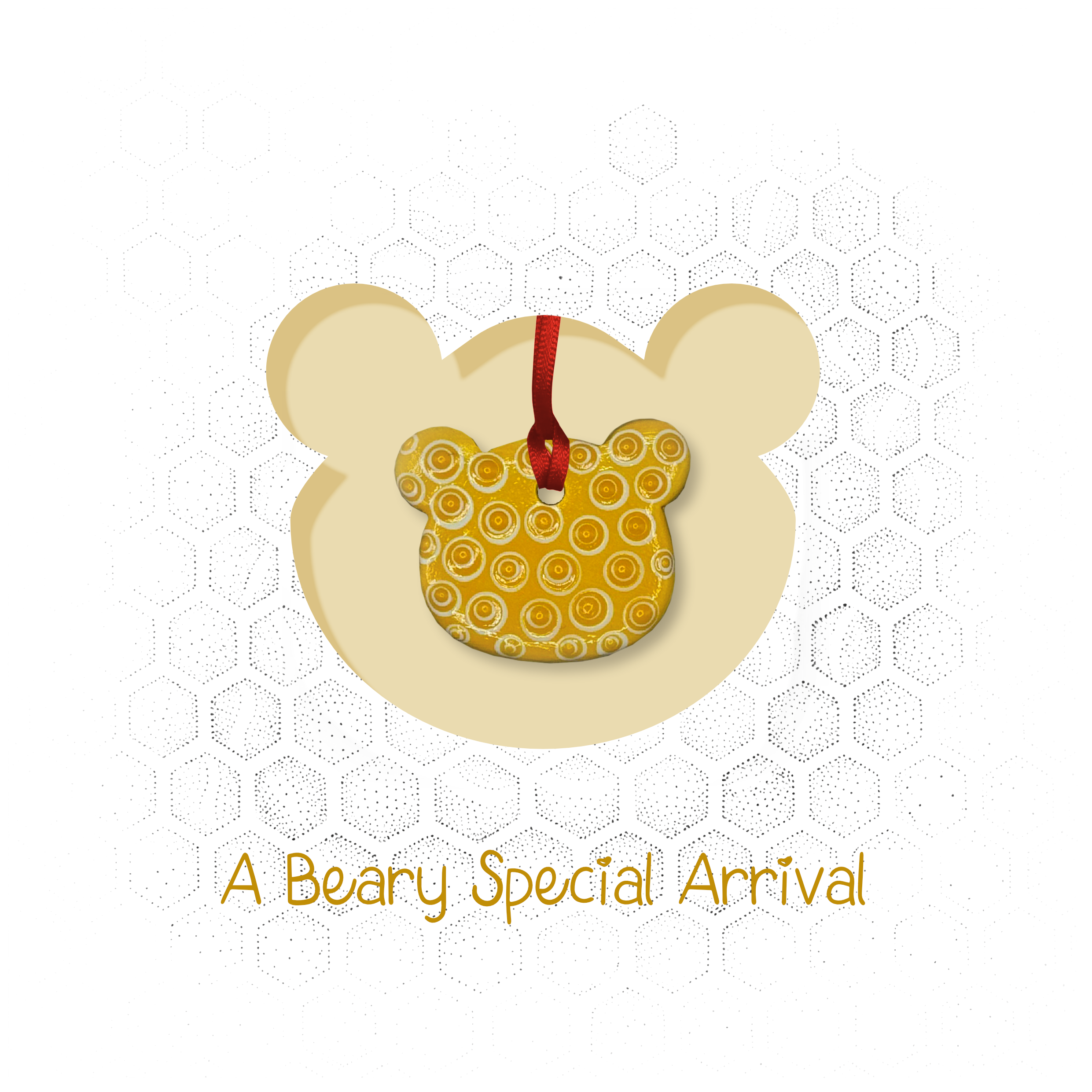 A Beary Special Arrival | Personalised Baby Keepsake Card