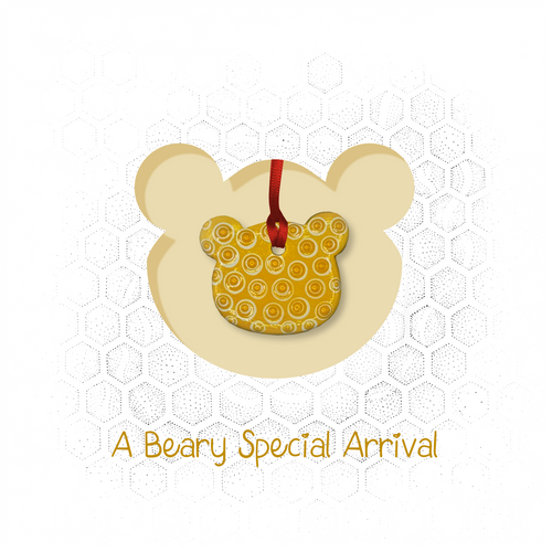 A Beary Special Arrival | Personalised Baby Keepsake Card