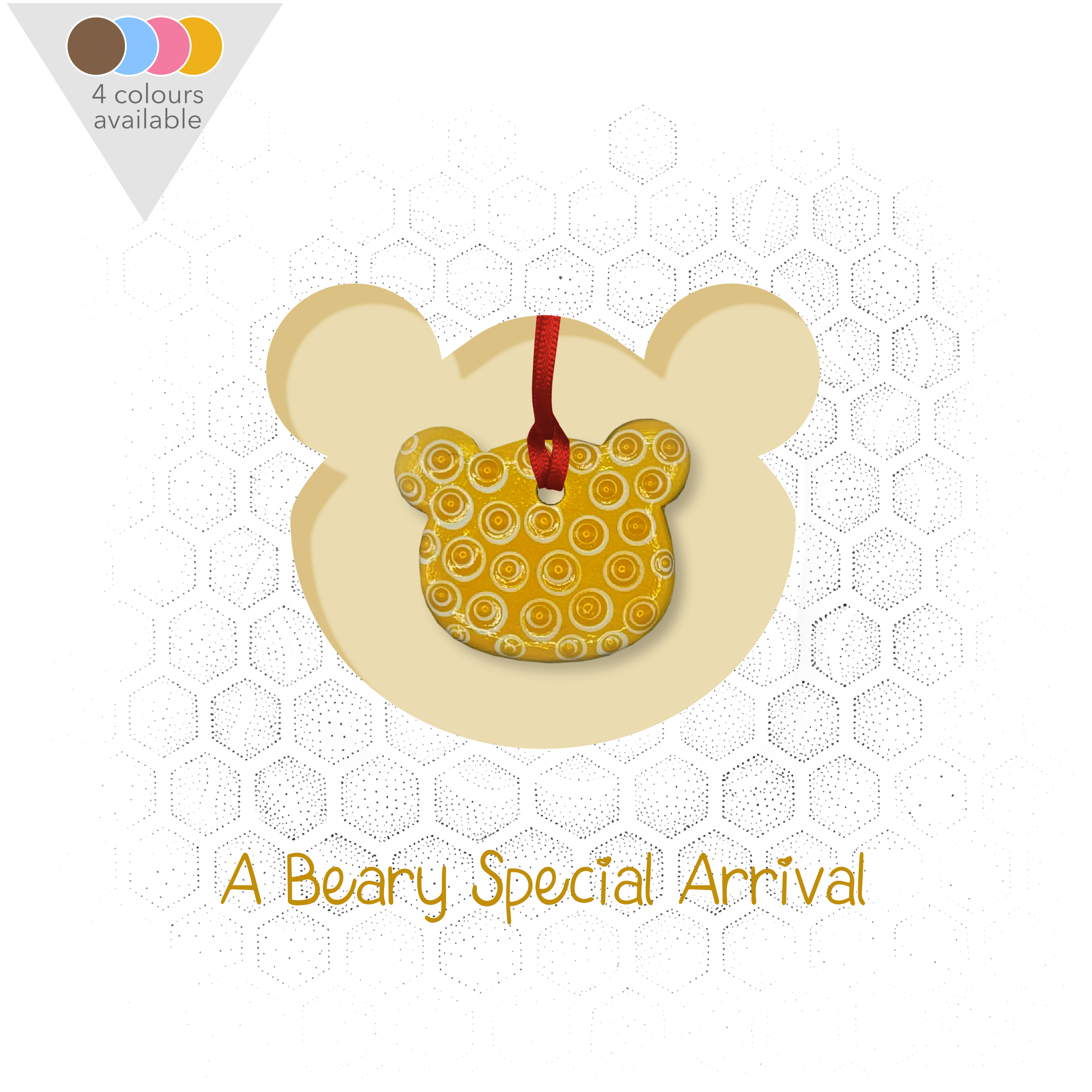 A Beary Special Arrival | Personalised Baby Keepsake Card