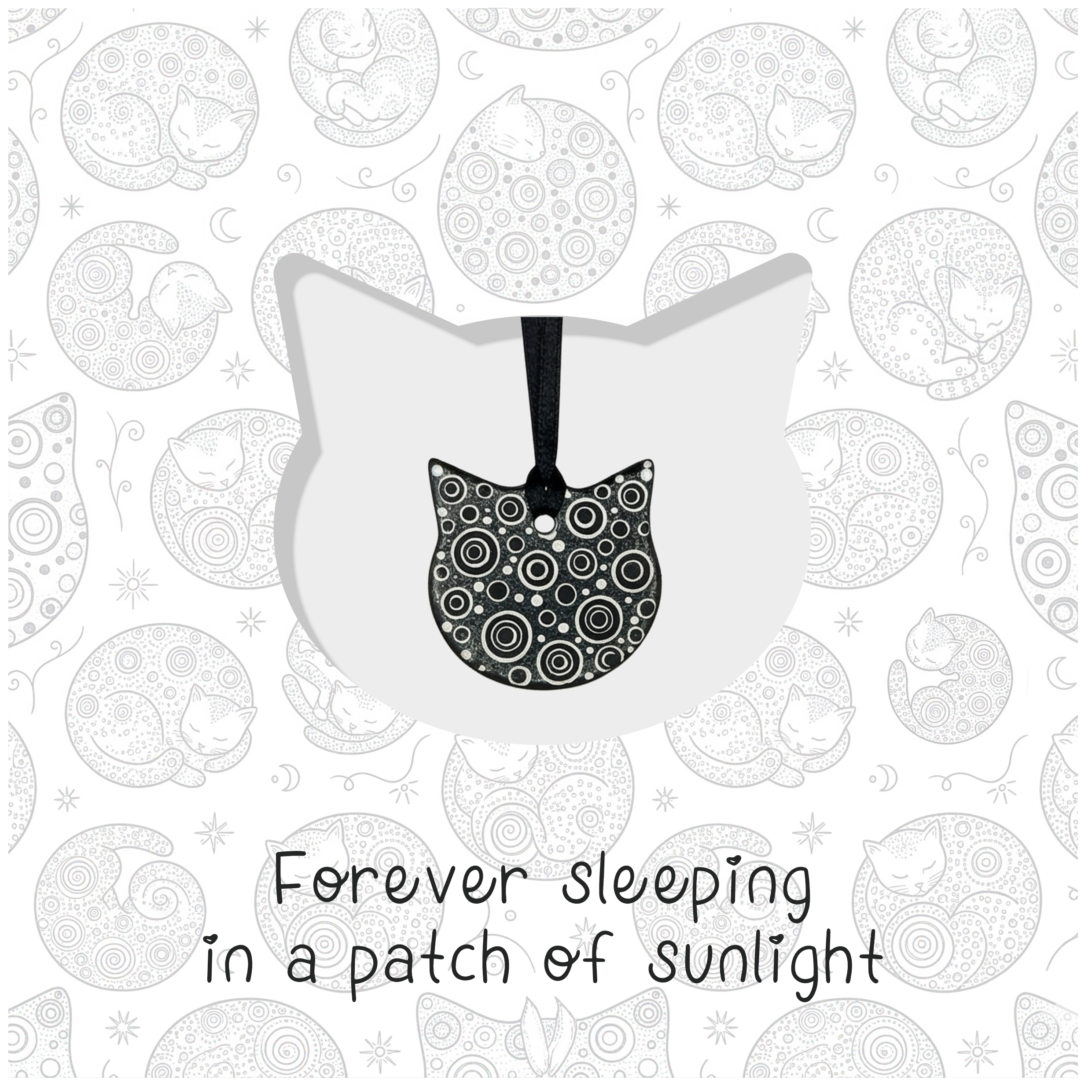 Cat Remembrance Keepsake Card  [shipping in 10 days]