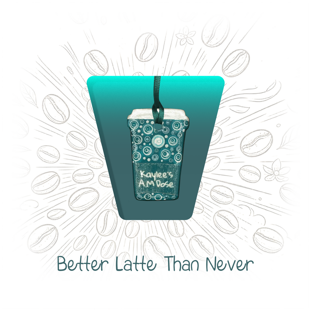 Better Latte Than Never | Personalised Coffee Cup Keepsake Card
