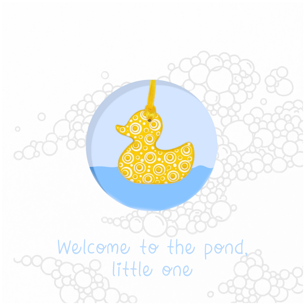 Welcome to the Pond, Little One Keepsake Card