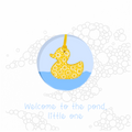 Welcome to the Pond, Little One Keepsake Card