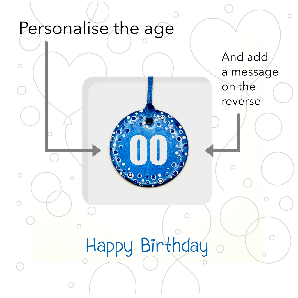 Birthday Blue Balloon