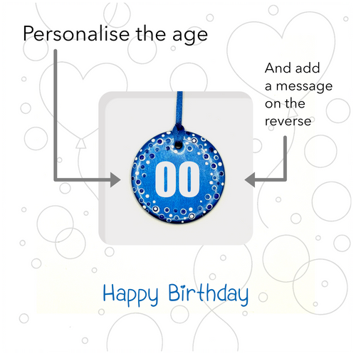 Birthday Blue Balloon