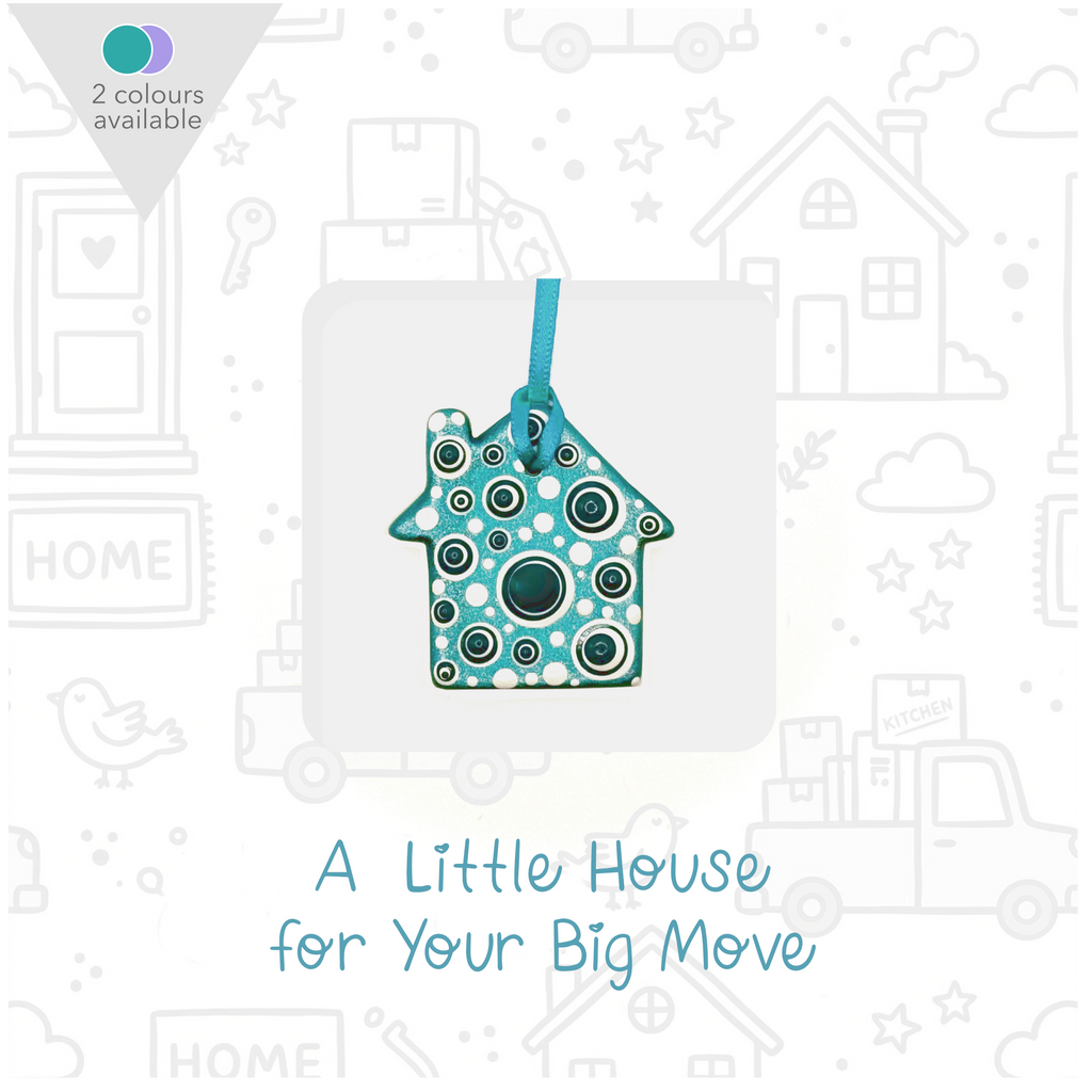 Moving Home personalised ceramic housewarming card