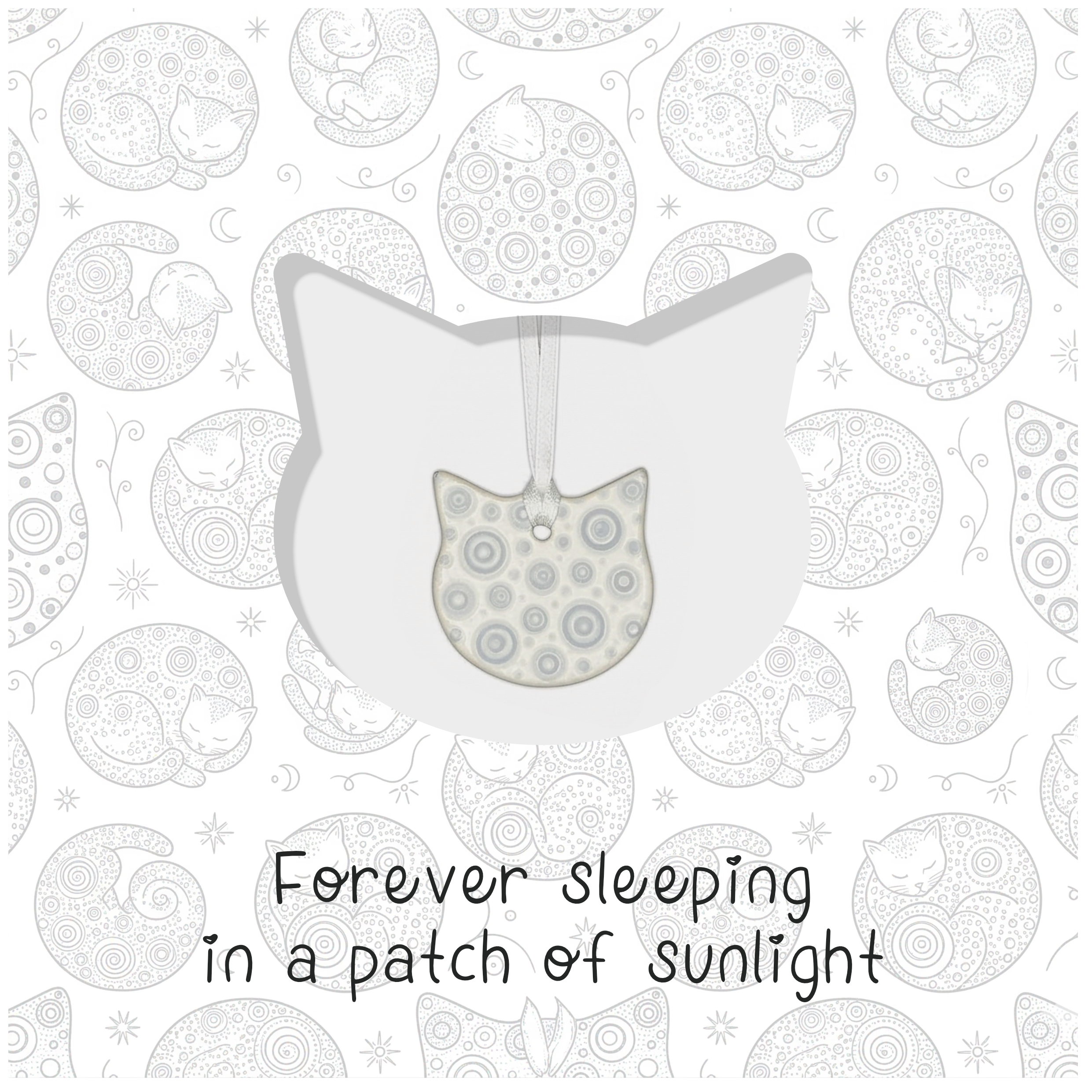 Cat Remembrance Keepsake Card  [shipping in 10 days]