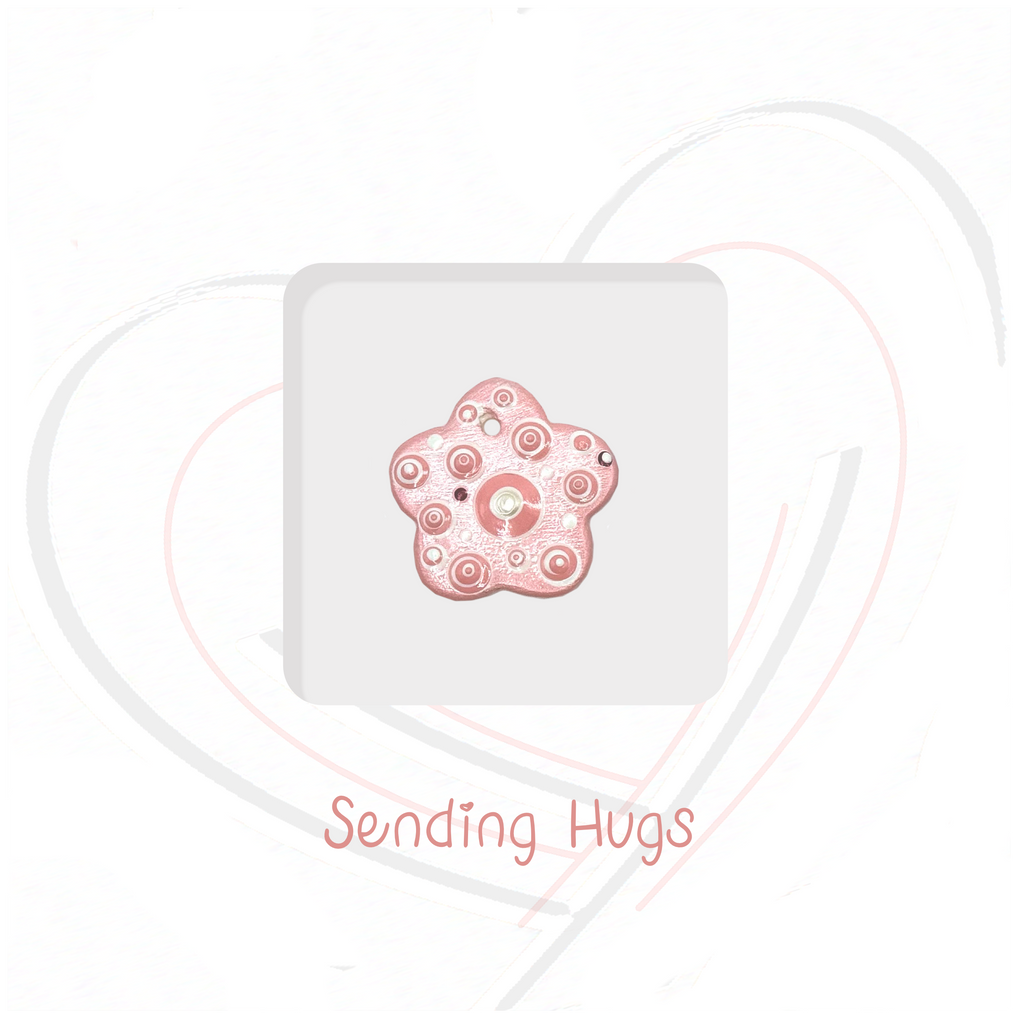 Sending Hugs - Ceramic Keepsake Card