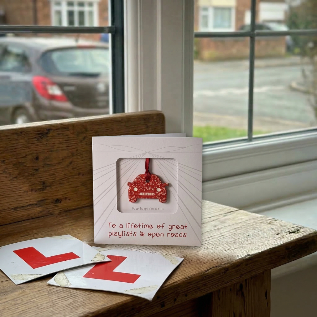 Licensed to Drive Ceramic Keepsake Card- Preorder [shipping in 4 days]