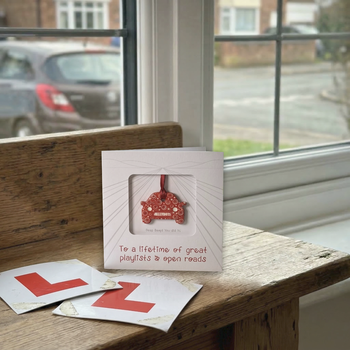 Licensed to Drive Ceramic Keepsake Card- Preorder [shipping in 4 days]