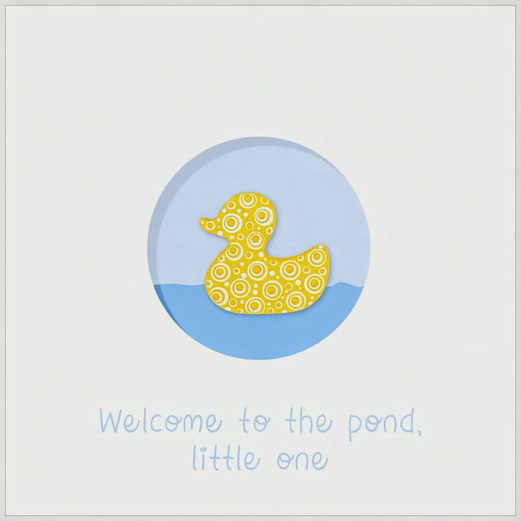 Welcome to the Pond, Little One Keepsake Card